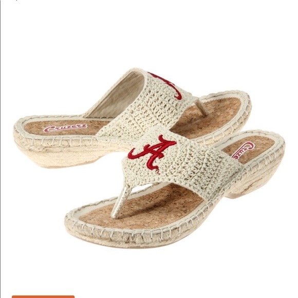cruzerz Shoes - Crurzerz Alabama Crimson Tide Flip Flop Sandals